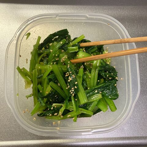 レンジde簡単 やみつき 小松菜ナムル 暮らしニスタ レンジde簡単 やみつき 小松菜ナムル 暮らしニスタ