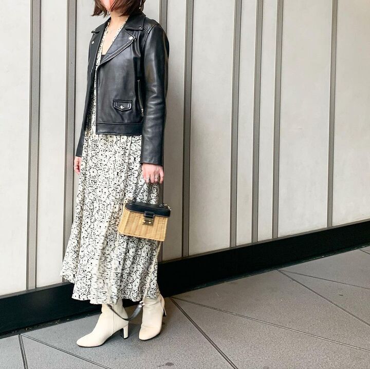 【ZARA】モノトーンなリラクシーワンピースで大人映えスタイルの完成