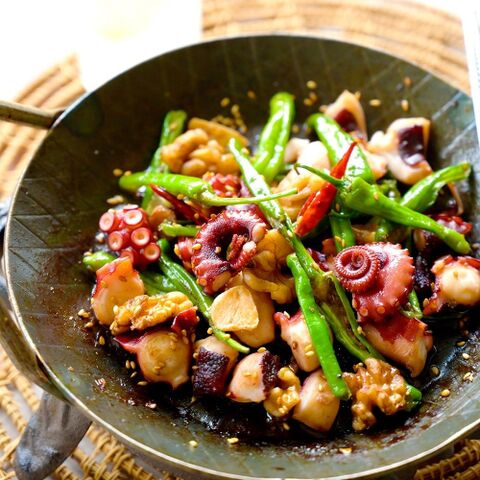 たこ ししとう 胡桃のうまうま炒め 暮らしニスタ