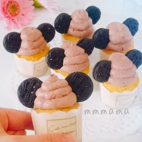 簡単 ミッキー風のカップケーキ おうちディズニー 暮らしニスタ 簡単 ミッキー風のカップケーキ おうちディズニー 暮らしニスタ