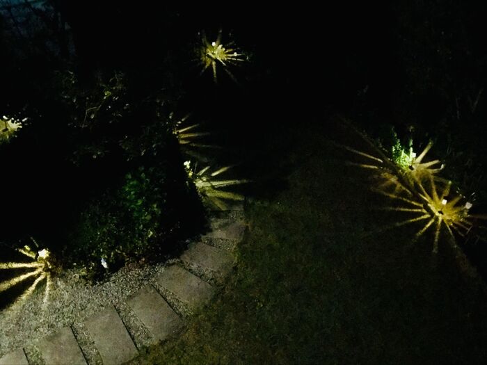 ガーデンライト！LEDで虫除け効果おまけに防犯対策に！