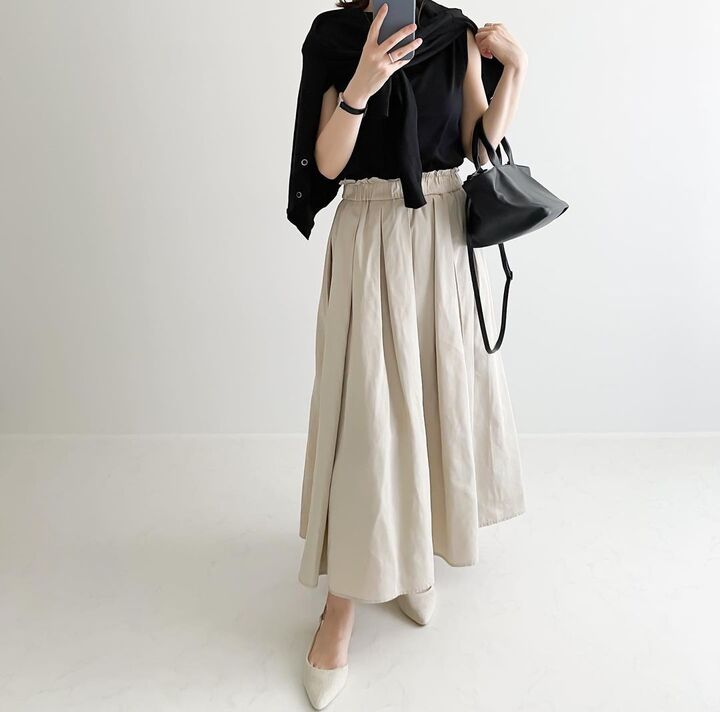 【GU】 どんなトップスもおしゃれにキマる大人のロングスカート