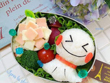 雨の日もいいね♬ニッコリ♪てるてる坊主で梅雨弁当