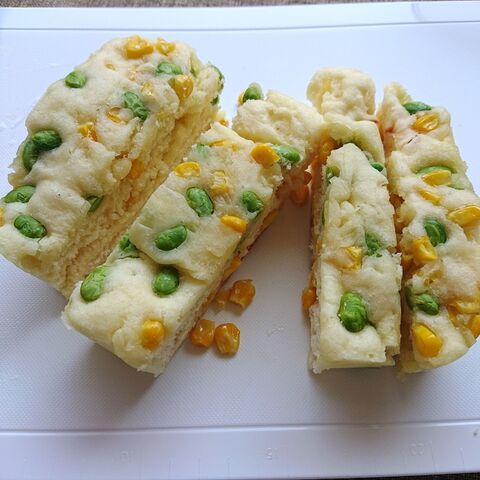 レンジで4分簡単 ホットケーキミックスで コーンと枝豆のチーズ蒸しパン ホケミ 暮らしニスタ レンジで4分簡単 ホットケーキミックスで コーンと枝豆のチーズ蒸しパン ホケミ 暮らしニスタ
