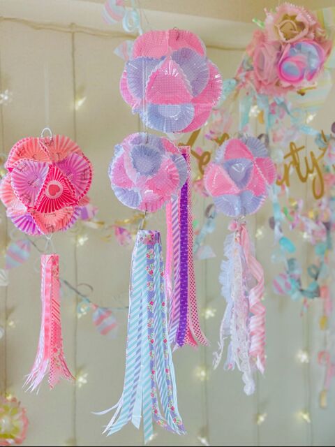 おかず おかしカップでサマークラフト ふんわりくす玉deco 暮らしニスタ おかず おかしカップでサマークラフト ふんわりくす玉deco 暮らしニスタ