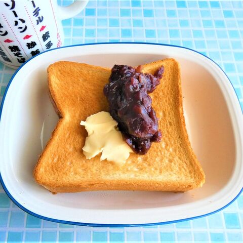 朝から心満たされる あんバタートースト 暮らしニスタ