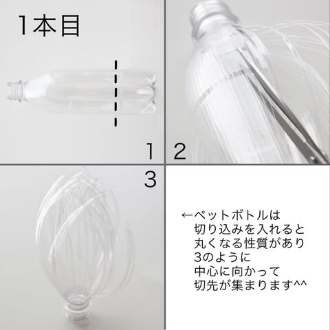 まるでガラス細工 ペットボトルの大きな花オブジェ 簡単工作 暮らしニスタ まるでガラス細工 ペットボトルの大きな花オブジェ 簡単工作 暮らしニスタ