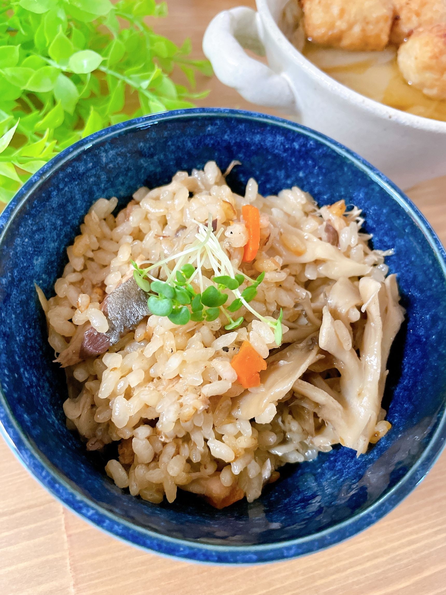 我が家の定番★サバ缶で簡単炊き込みご飯♡