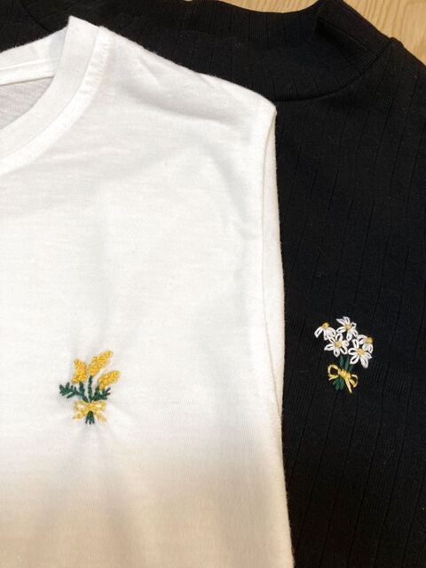 ワンポイント刺繍で素敵にリメイク 暮らしニスタ ワンポイント刺繍で素敵にリメイク 暮らしニスタ