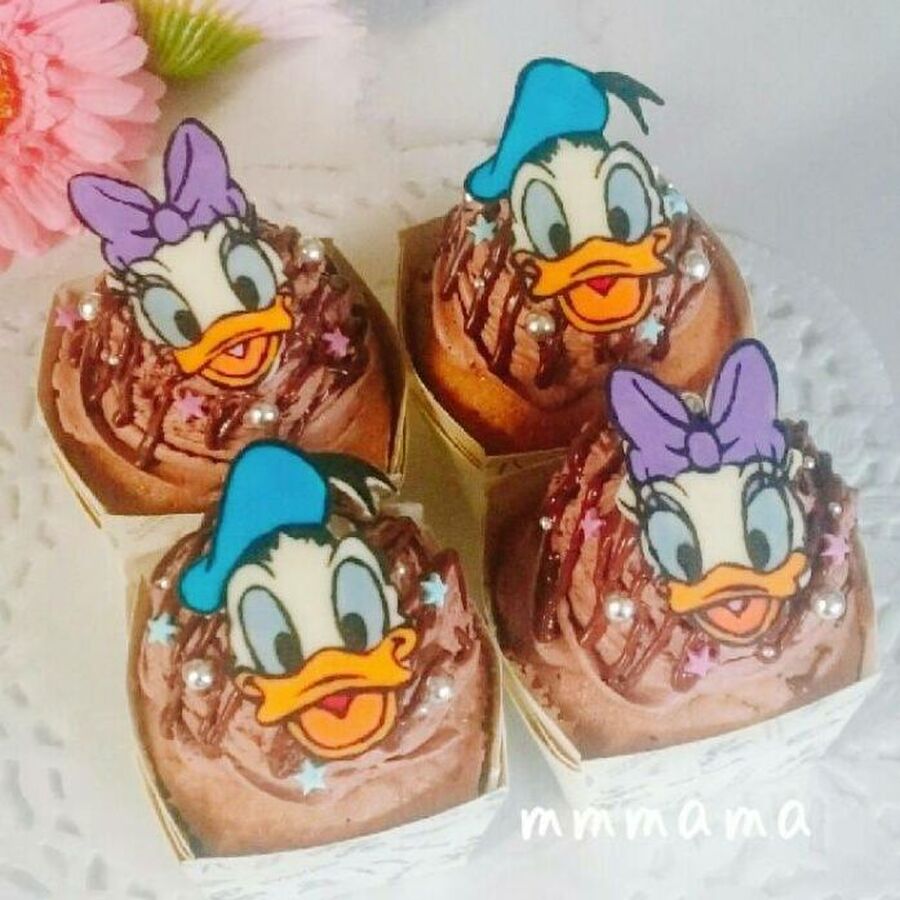 ドナルドダック デイジーダックのチョコカップケーキ 暮らしニスタ ドナルドダック デイジーダックのチョコカップケーキ 暮らしニスタ