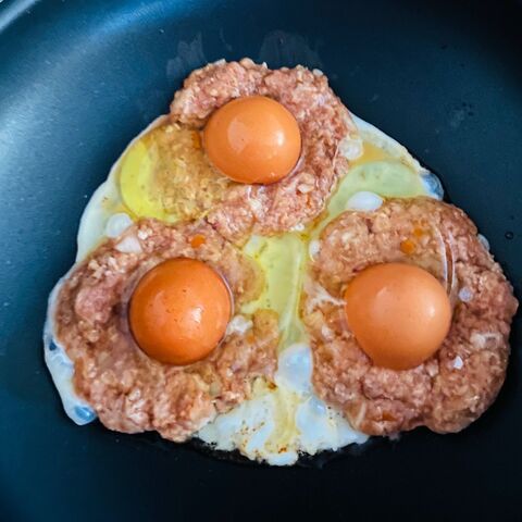 包まない 揚げない スコッチエッグ風ハンバーグ 暮らしニスタ 包まない 揚げない スコッチエッグ風ハンバーグ 暮らしニスタ