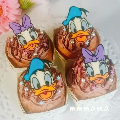 ドナルドダック デイジーダックのチョコカップケーキ 暮らしニスタ ドナルドダック デイジーダックのチョコカップケーキ 暮らしニスタ