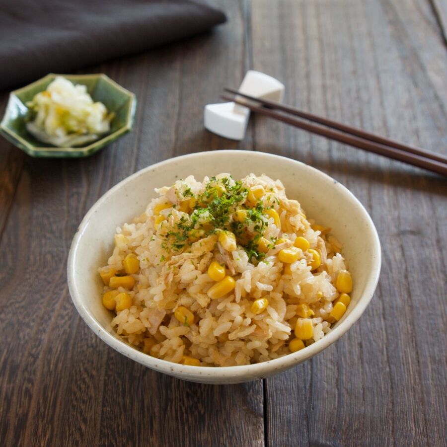 冷めてもおいしい ツナとコーンの炊き込みごはん 暮らしニスタ