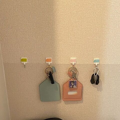 無印 たった2つでキーフックが完成 暮らしニスタ 無印 たった2つでキーフックが完成 暮らしニスタ