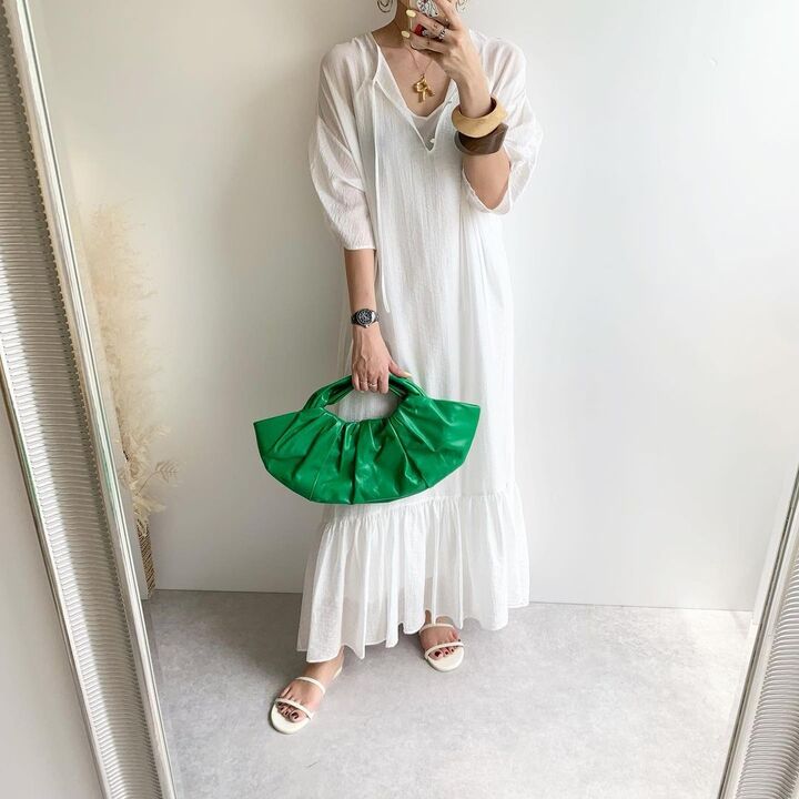 【ZARA】軽やか&涼やかに!マキシ丈ワンピで大人の夏エレガンス