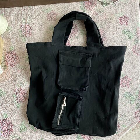 こどもの壊れたカーゴパンツ1本だけで エコバッグ 暮らしニスタ