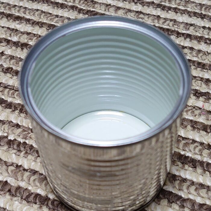 ●●●注意●●●　この缶の様に内側が白く塗装してある缶なので、2.3日は缶のままでも保存してますが