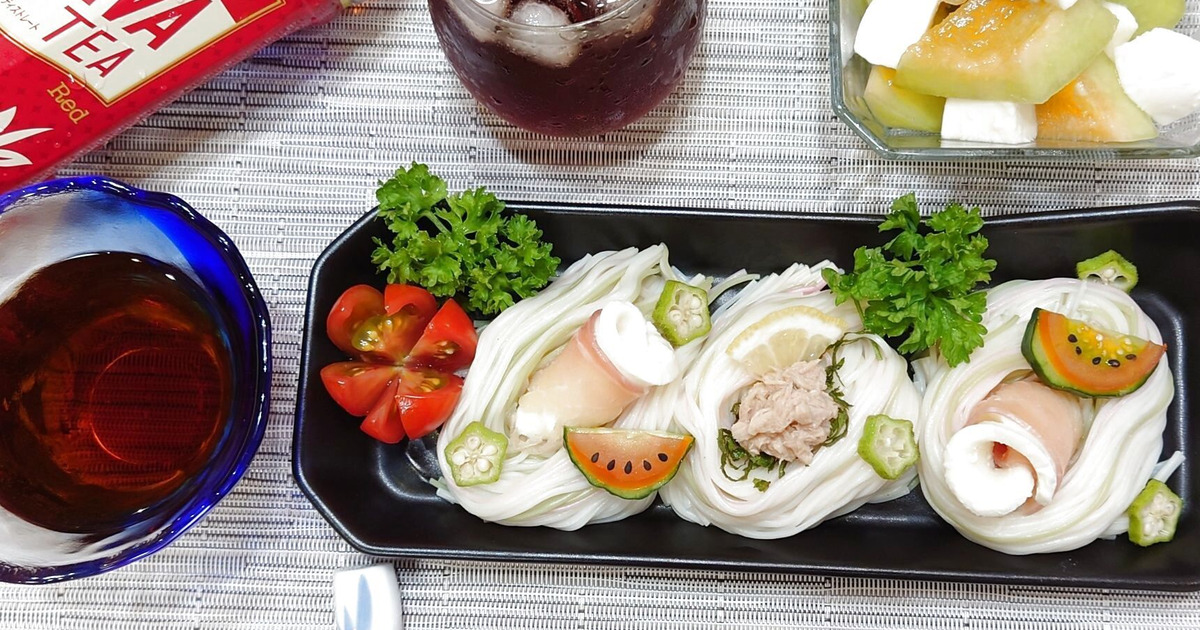 Java Teaとアレンジそうめん 暮らしニスタ