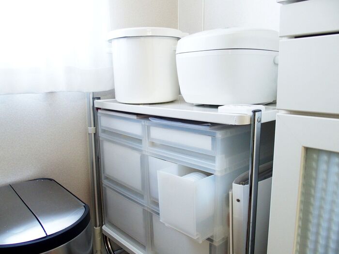 冷凍ごはん用の保存容器は炊飯器の近くが鉄則！