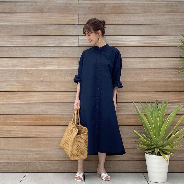 【ユニクロ】秋を先取りしながら今っぽく着られる!2WAYなリラクシーワンピ♪