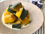 【食材２つ！疲労回復効果】ひと手間で煮崩れ防止☆かぼちゃのスパイスミルク煮 #副菜