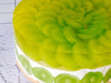 ３層☆シャインマスカットのレアチーズケーキ