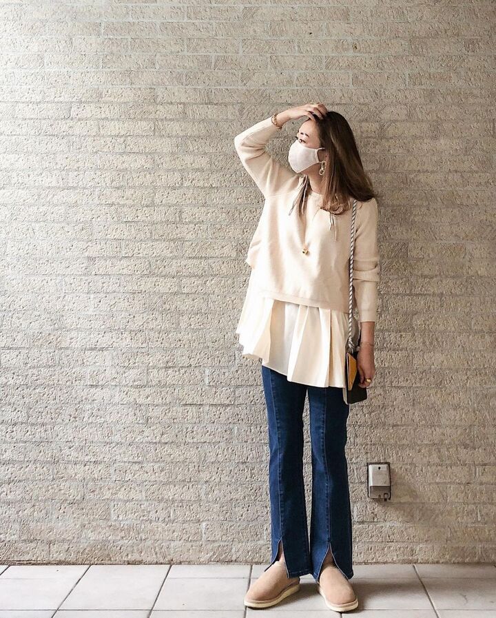 【GU】履くだけでおしゃれが叶うデニムが2,490円!脚長効果も抜群♪