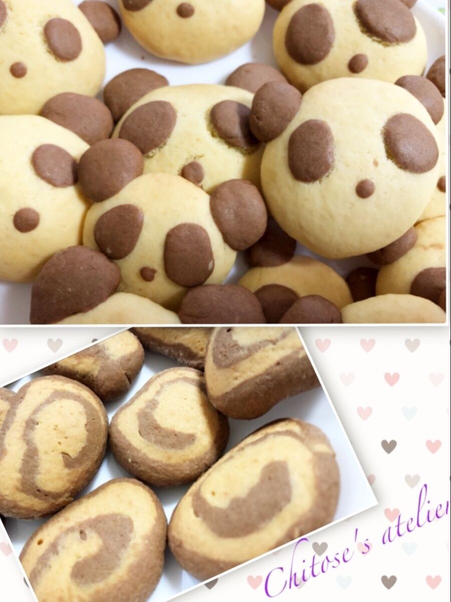 子供向けパンダクッキーと大人向けぐるぐるクッキー 暮らしニスタ 子供向けパンダクッキーと大人向けぐるぐるクッキー 暮らしニスタ