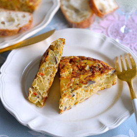 野菜が美味しい！スペイン風オムレツ