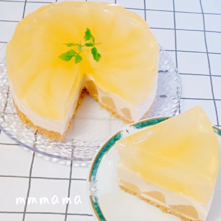 ３層 洋梨のレアチーズケーキ 暮らしニスタ