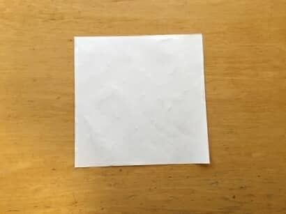 2. 正方形の型紙を作る