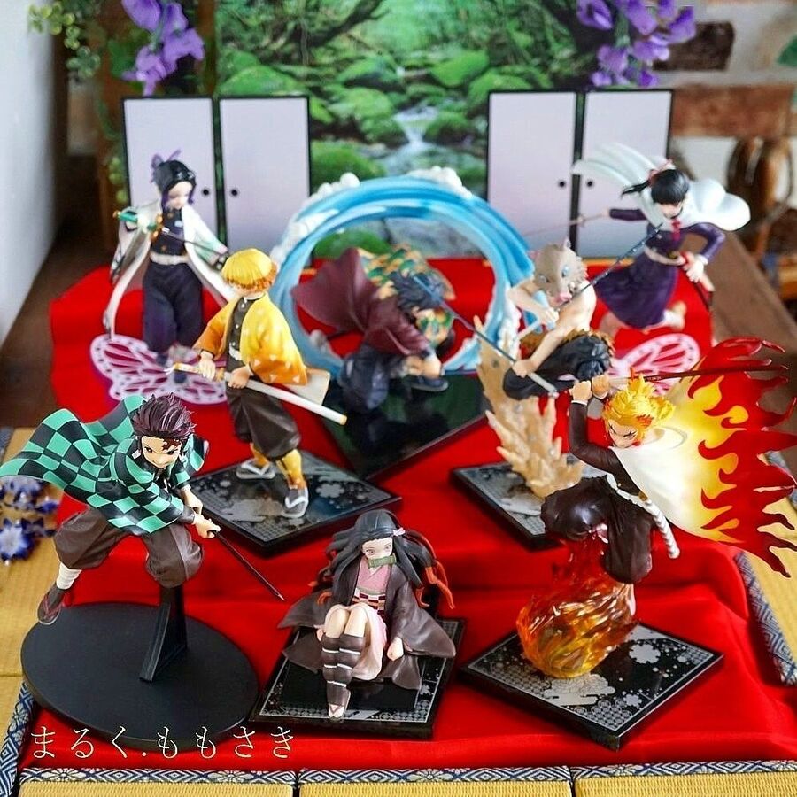 100均雑貨でジオラマ風 鬼滅の刃フィギュア 暮らしニスタ 100均雑貨でジオラマ風 鬼滅の刃フィギュア 暮らしニスタ
