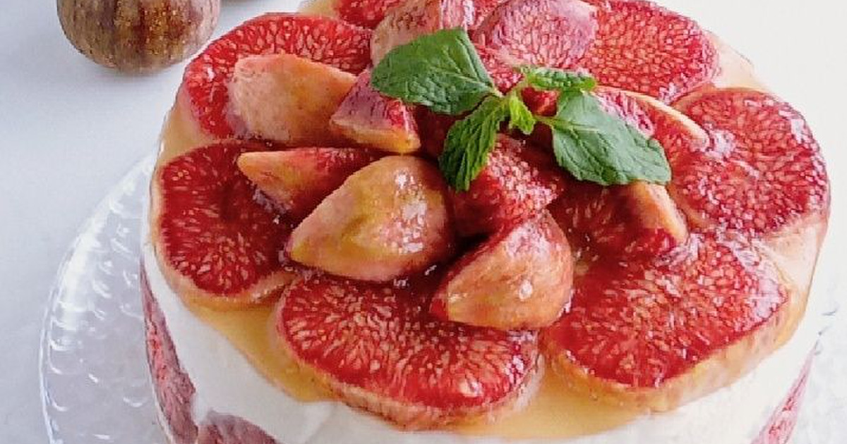 イチジクのリコッタチーズケーキのレシピ