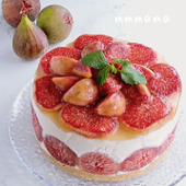 萌え断♥イチジクのレアチーズケーキ☆いちじくスイーツ②