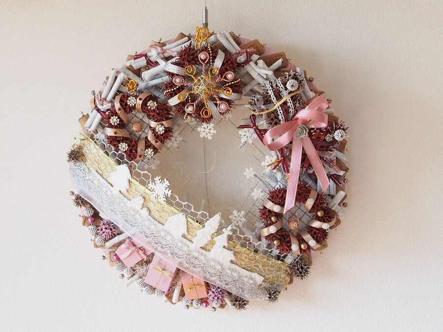 21年のクリスマスリースできました 暮らしニスタ 21年のクリスマスリースできました 暮らしニスタ