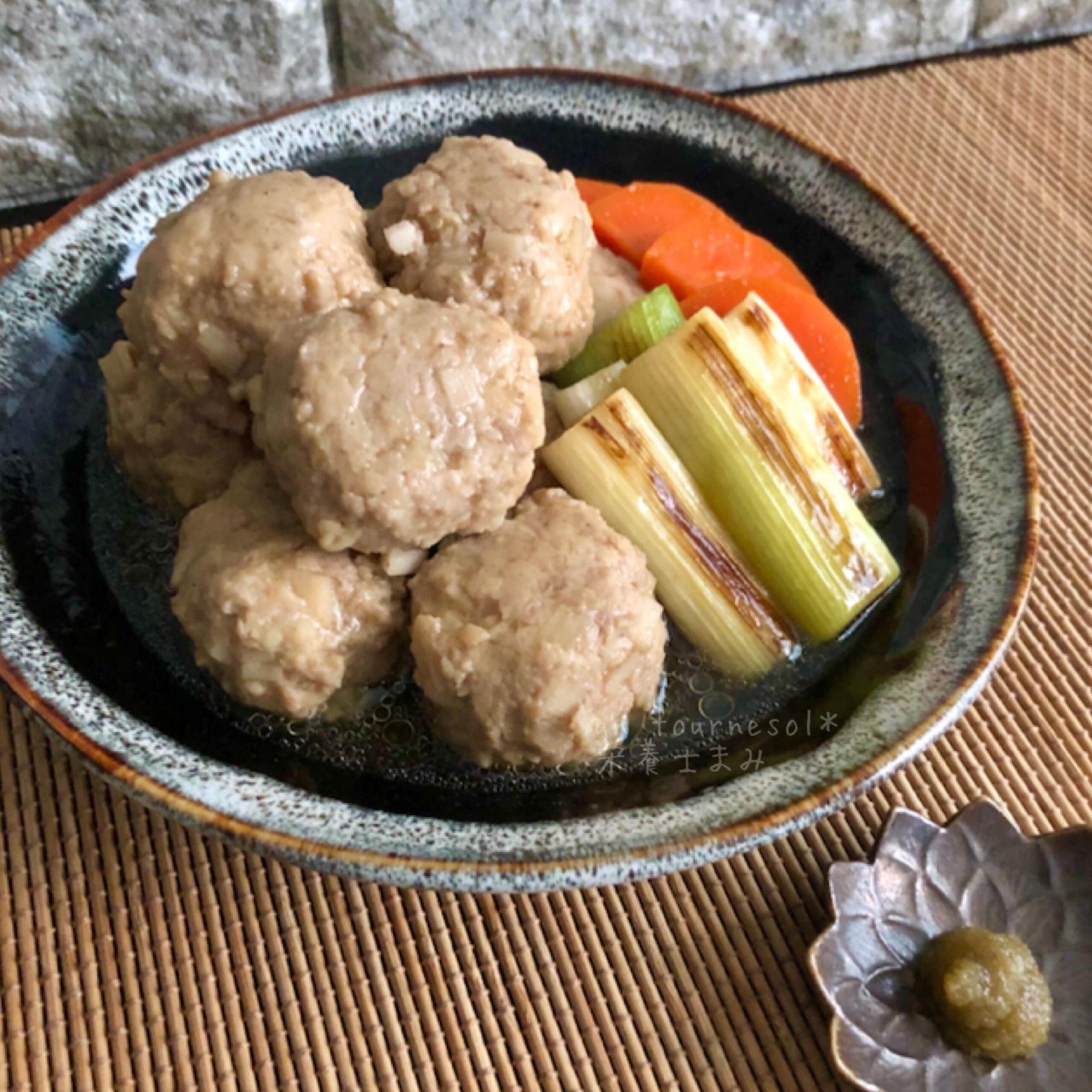 【寒い日にオススメ】シャキシャキ食感で胃の調子を整える！れんこん鶏団子の治部煮 #メイン