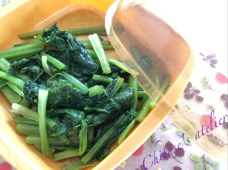 【レンジで簡単】小松菜のナムル