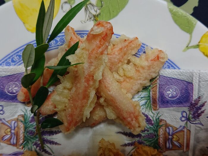 そえは、蟹の天ぷら　・・・・？