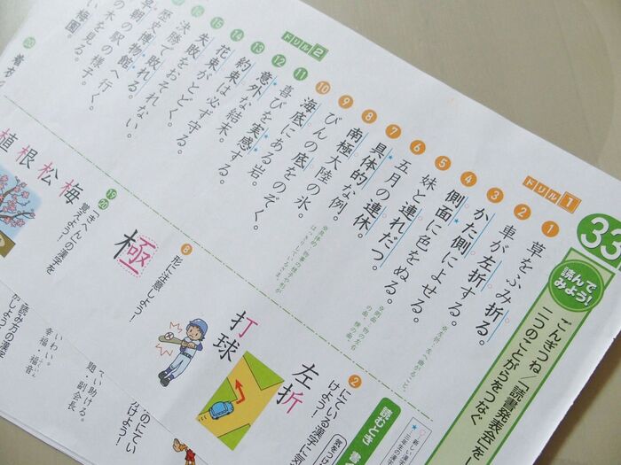 「漢字ドリル」は読みに徹する