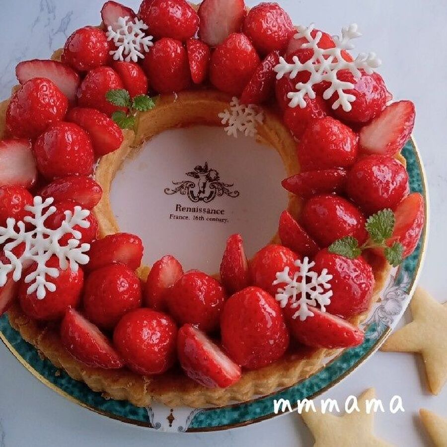 飾っておきたくなる たっぷりイチゴのリースタルト 暮らしニスタ 飾っておきたくなる たっぷりイチゴのリースタルト 暮らしニスタ