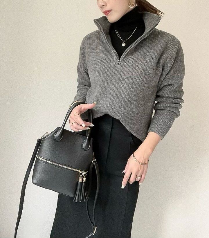 【ユニクロ】今年最旬ハーフジップニットがなんと1,990円!セールのうちに手に入れて!