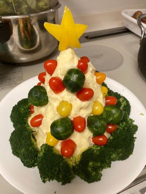 ポテトサラダで作るクリスマスツリー 暮らしニスタ ポテトサラダで作るクリスマスツリー 暮らしニスタ