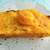 絶品！栗きんとんリメイクトースト！！