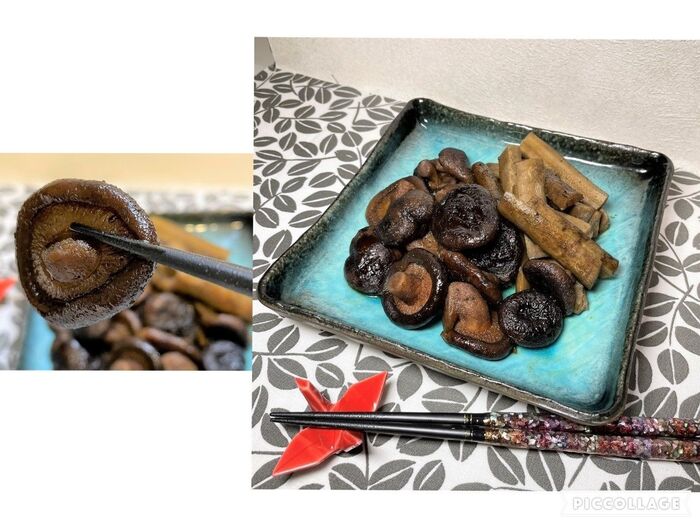 レシピ① ごぼうと椎茸の煮物