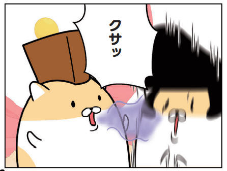 【マンガ】モヒカン先輩の口臭、ヤバイっす!/ヤンキーハムスター