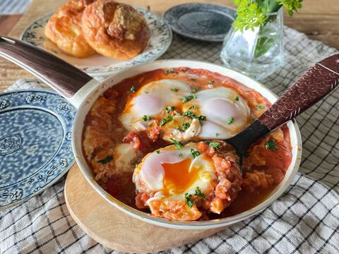 忙しい朝に オシャレ可愛い朝ごはん スパイスの風味のトマトソースにトロ リ卵 シャクシュカ 暮らしニスタ 忙しい朝に オシャレ可愛い朝ごはん スパイスの風味のトマトソースにトロ リ卵 シャクシュカ 暮らしニスタ