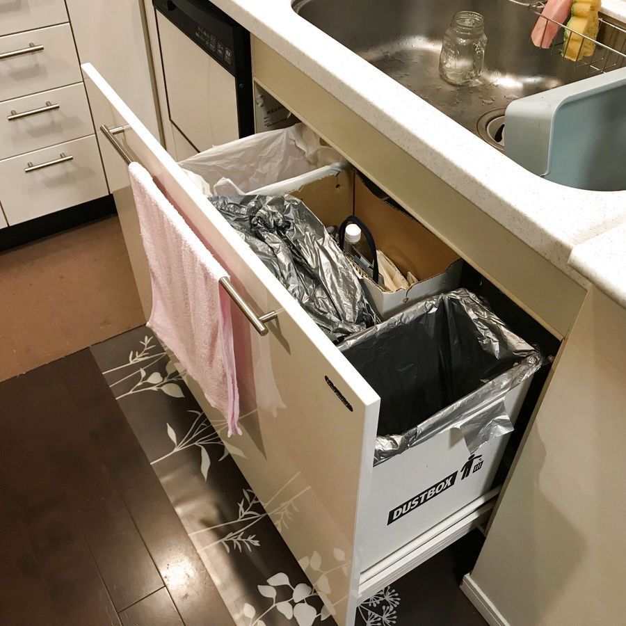 キッチンのゴミ箱 置き場所がない みんなの収納アイデア実例をご紹介 暮らしニスタ