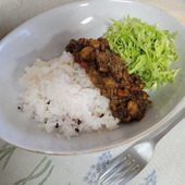 豆入りドライカレー