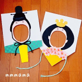 やらずにはいられない?!ひなまつり顔ハメボード