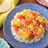 難しい工程は無し！ミモザが可愛さアップのちらし寿司♡